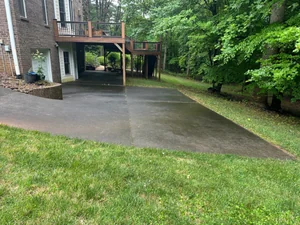 Pressure washing and exterior cleaning result