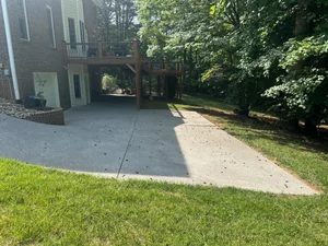 Pressure washing and exterior cleaning result