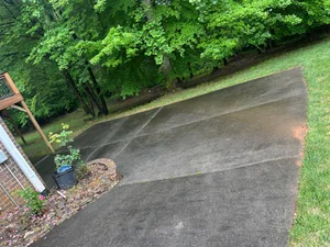 Pressure washing and exterior cleaning result