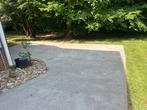 Pressure washing and exterior cleaning result