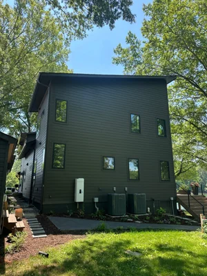 Pressure washing and exterior cleaning result