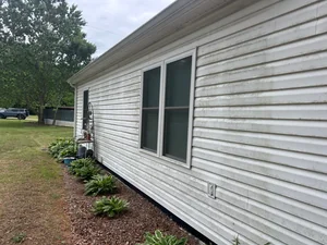 Pressure washing and exterior cleaning result
