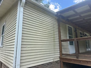 Pressure washing and exterior cleaning result